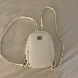 Jessica Moore White backpack purse